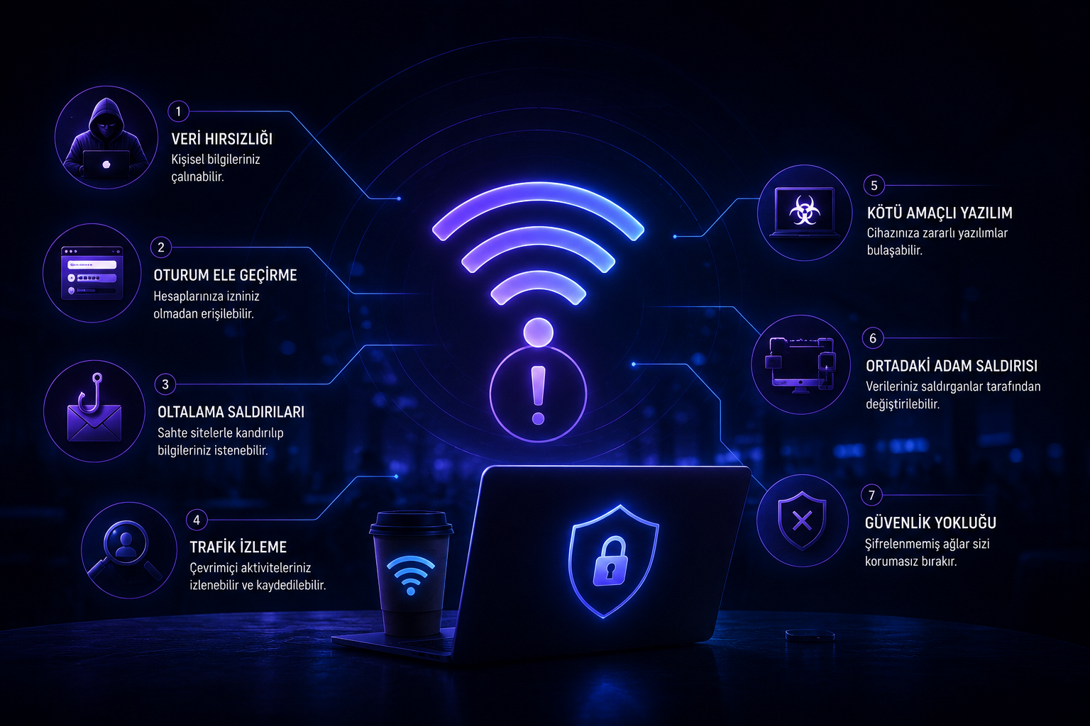 Halka Açık Wi-Fi'ye Bağlanmadan Önce Bilmeniz Gereken 7 Tehlike